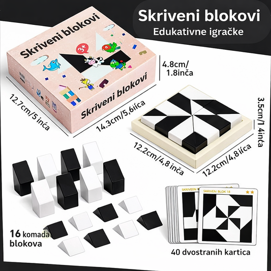 Skriveni Blokovi! Razvija maštu i vještine rješavanja problema