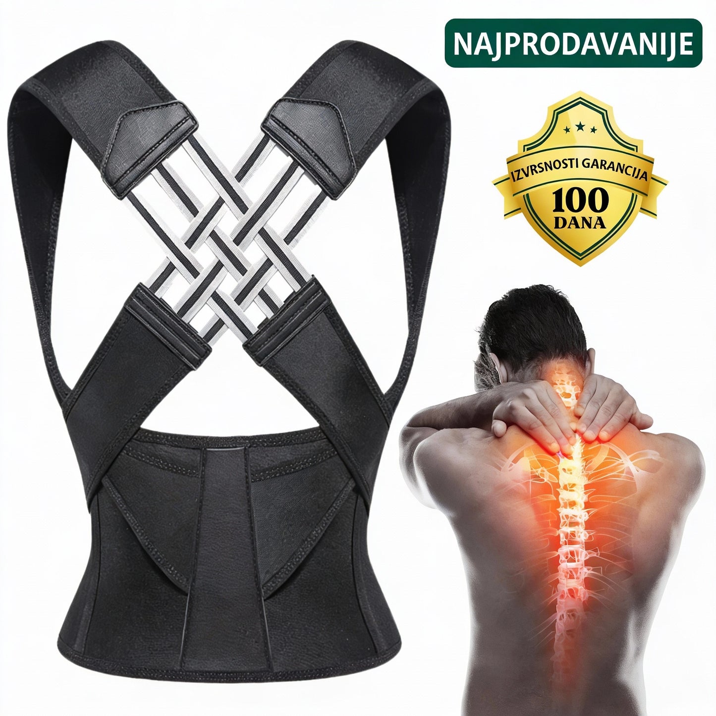 PosturaFit™ – traka za leđa i držanje