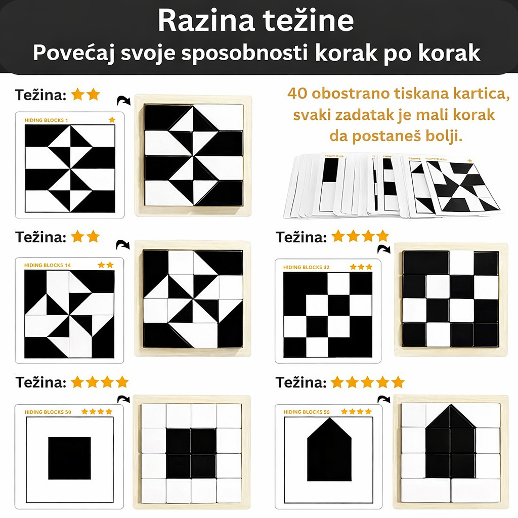 Skriveni Blokovi! Razvija maštu i vještine rješavanja problema